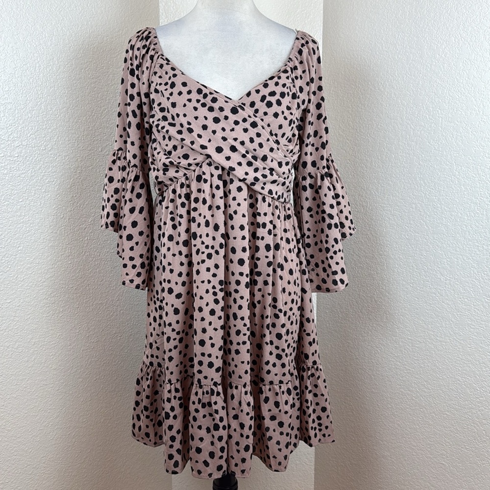 Umgee Dalmatian Sweetheart Dress Size Medium NWOT - Picture 3 of 10